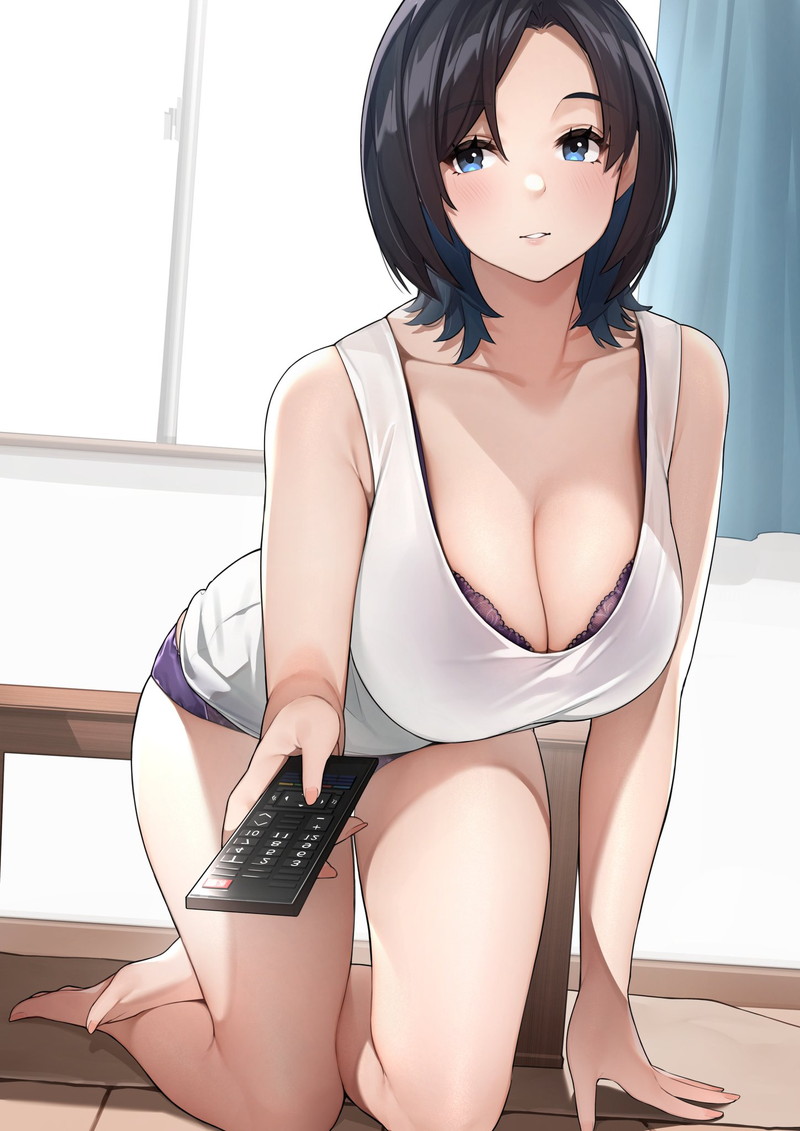 【二次】胸の谷間がエロい格好の女の子たちのエロ画像 Part１３
