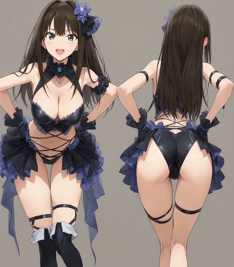 【二次】胸の谷間がエロい格好の女の子たちのエロ画像 Part１３