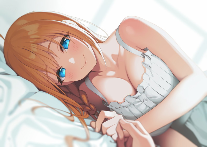 【二次】胸の谷間がエロい格好の女の子たちのエロ画像 Part１３