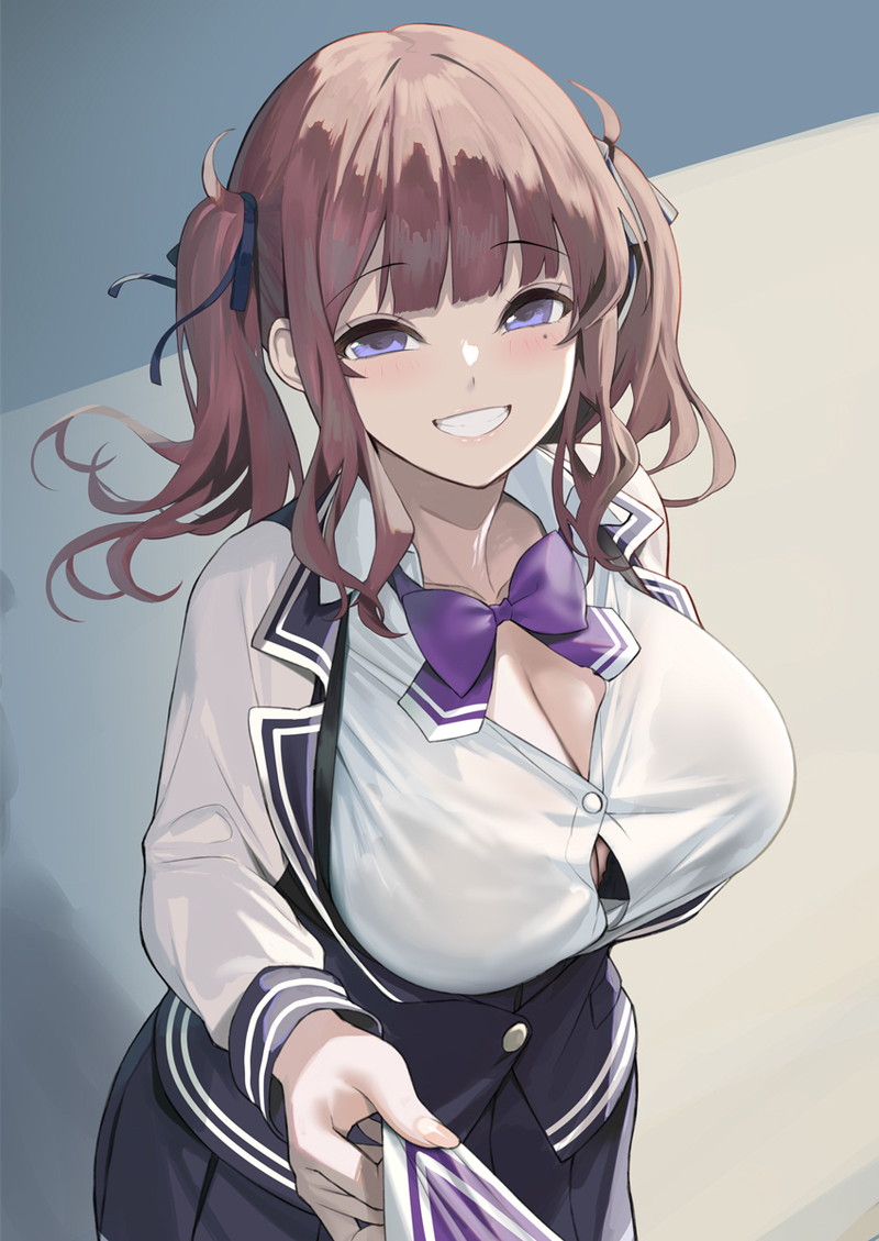 【二次】胸の谷間がエロい格好の女の子たちのエロ画像 Part１３