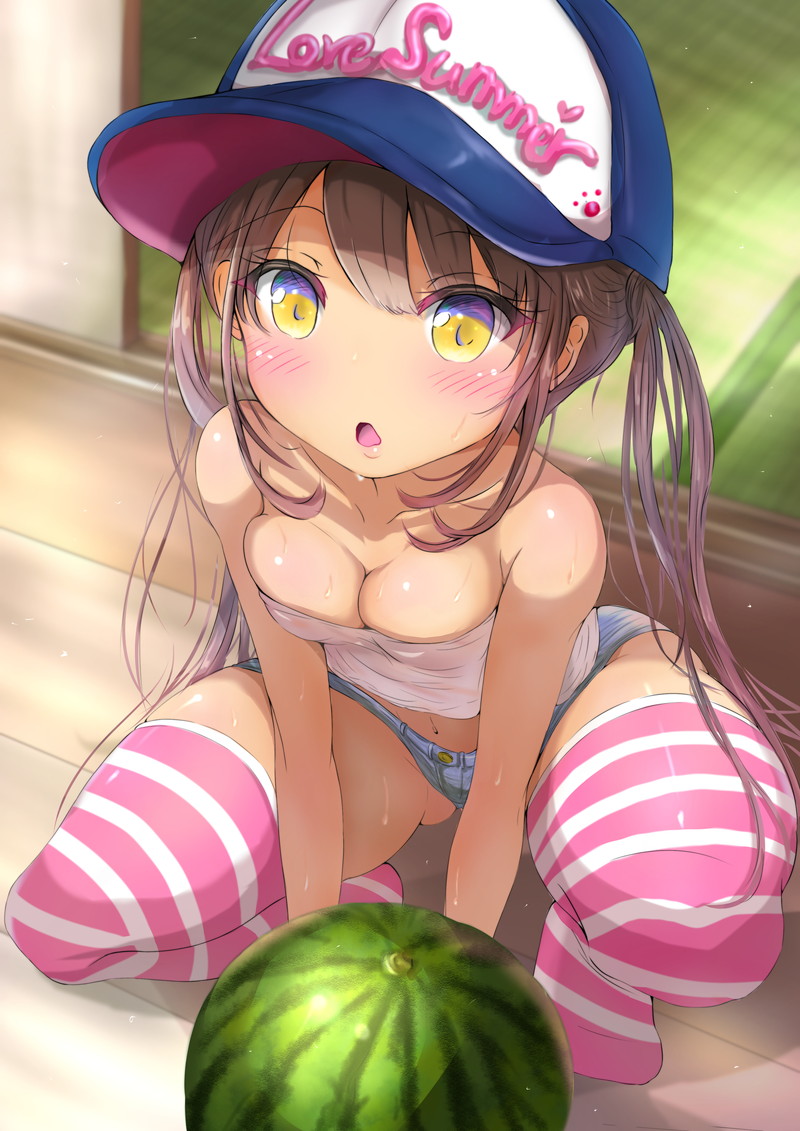 【二次】胸の谷間がエロい格好の女の子たちのエロ画像 Part１３