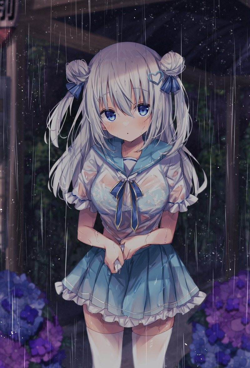 【二次】濡れ透けやスケスケな服を着た女の子のエロ画像 Part４０
