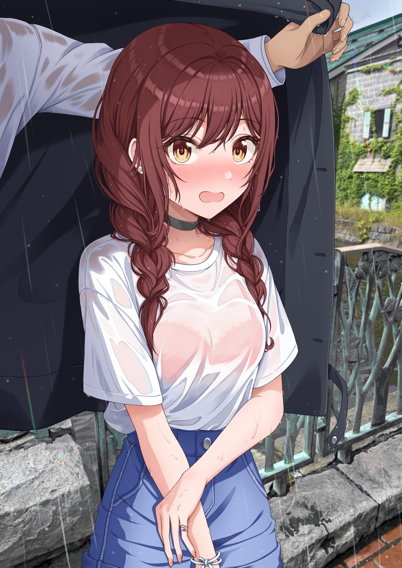【二次】濡れ透けやスケスケな服を着た女の子のエロ画像 Part４０