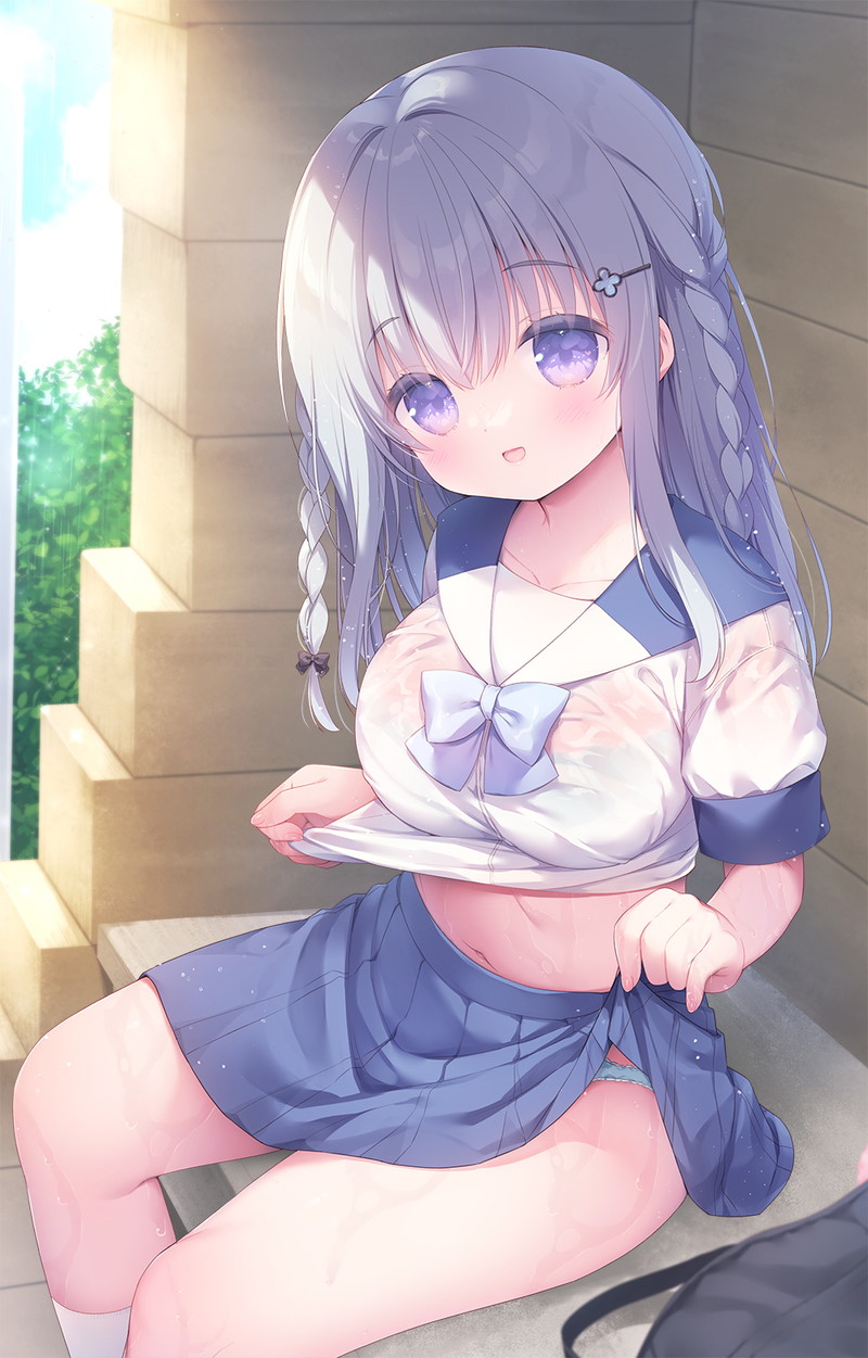 【二次】濡れ透けやスケスケな服を着た女の子のエロ画像 Part４０