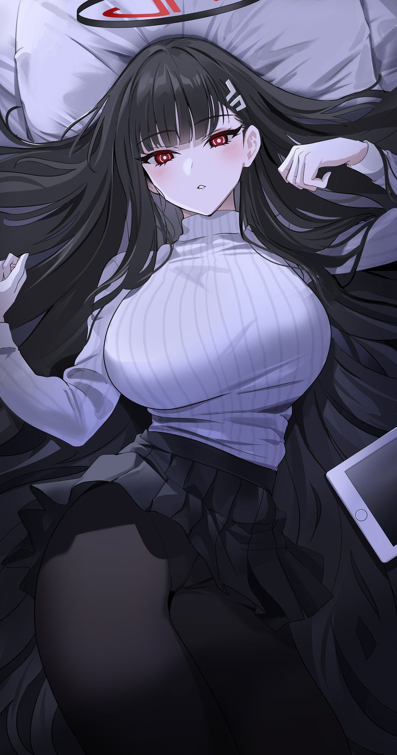【二次】セーター、リブニットを着た女の子のエロ画像 Part２０