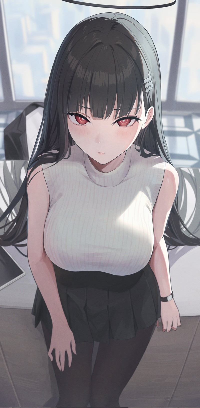 【二次】セーター、リブニットを着た女の子のエロ画像 Part２０