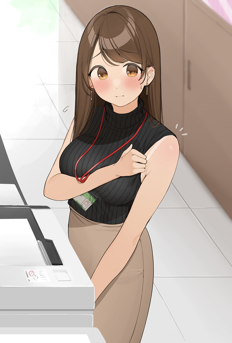 【二次】セーター、リブニットを着た女の子のエロ画像 Part２０