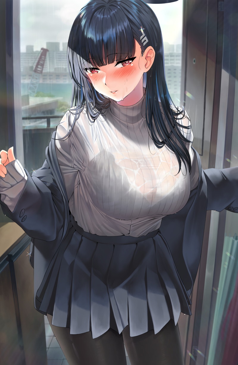 【二次】セーター、リブニットを着た女の子のエロ画像 Part２０