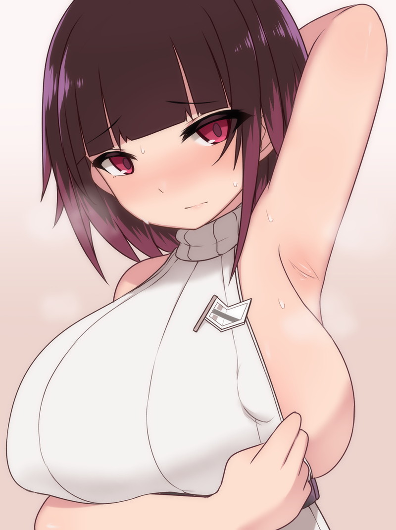 【二次】肩と腕が露出したノースリーブ服のエロ画像 Part１