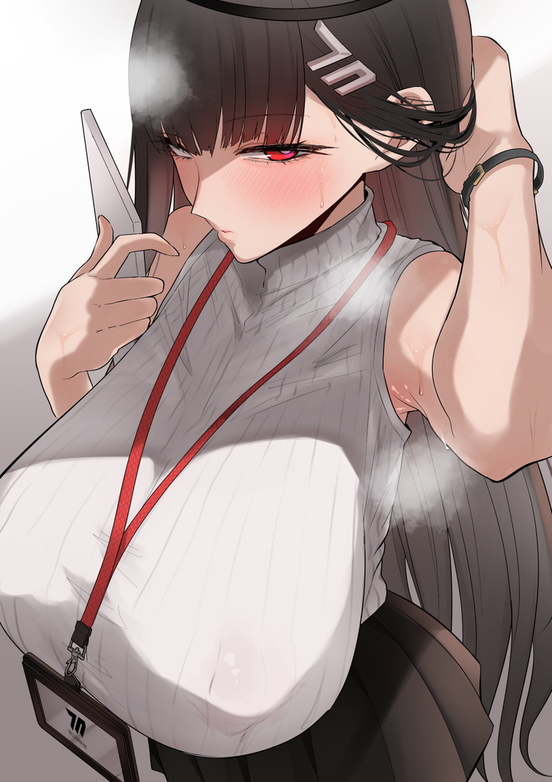【二次】肩と腕が露出したノースリーブ服のエロ画像 Part１