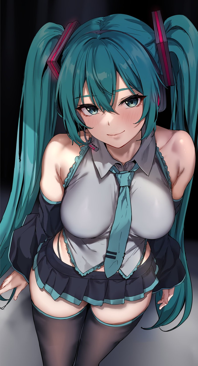 【二次】肩と腕が露出したノースリーブ服のエロ画像 Part１