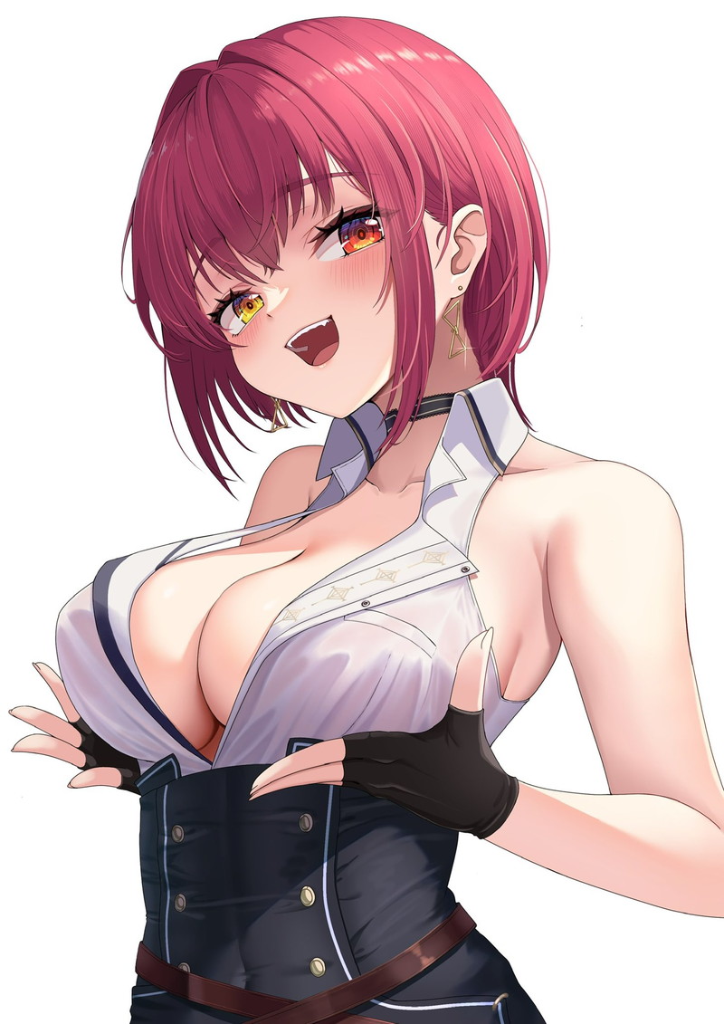 【二次】肩と腕が露出したノースリーブ服のエロ画像 Part１