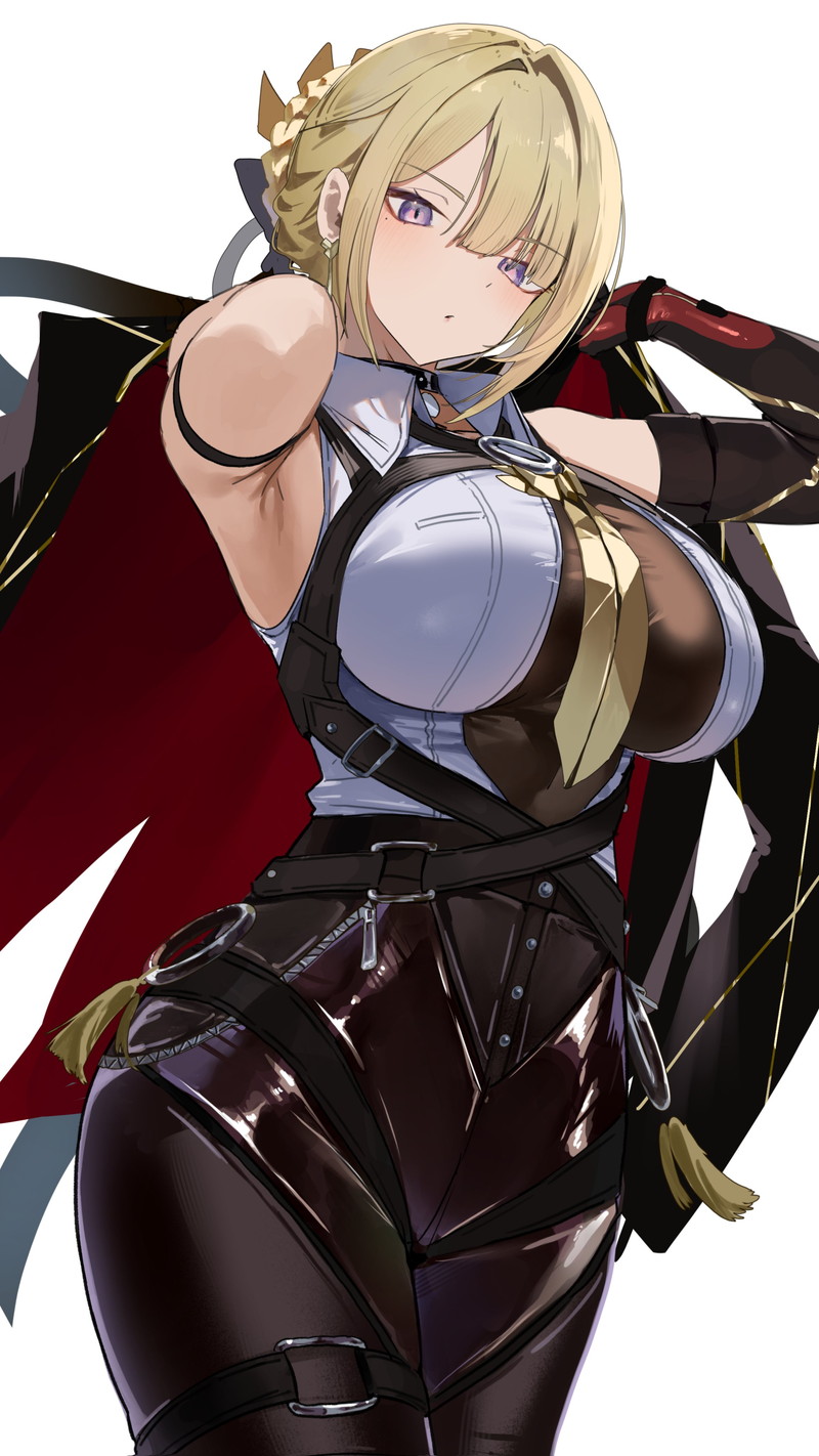 【二次】肩と腕が露出したノースリーブ服のエロ画像 Part１