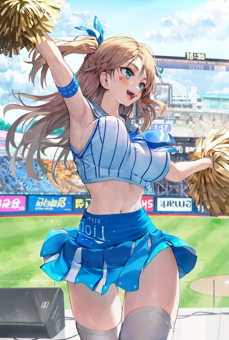 【二次】肩と腕が露出したノースリーブ服のエロ画像 Part１