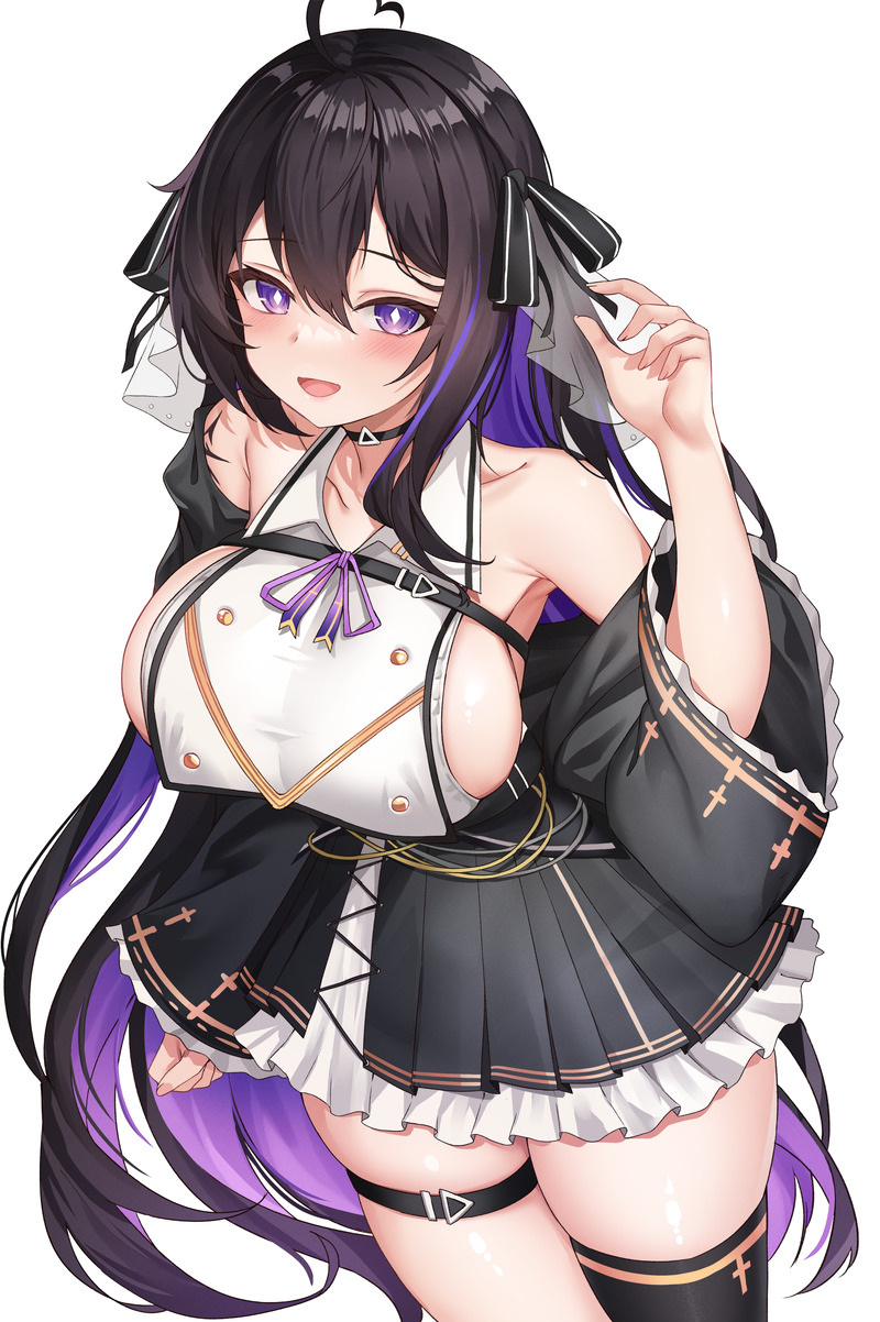 【二次】肩と腕が露出したノースリーブ服のエロ画像 Part１