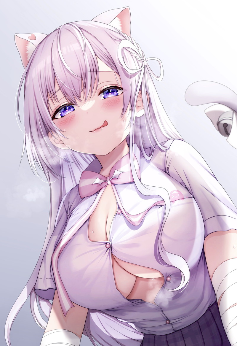 【二次】サイズが合ってないピチピチキツキツな格好のエロ画像 Part６