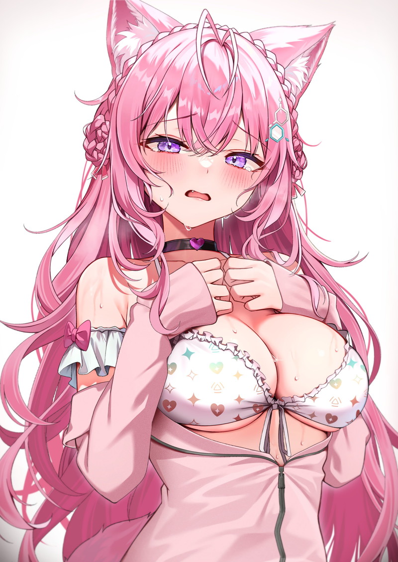 ピンク髪のキャラや女の子の二次エロ画像 Part１4