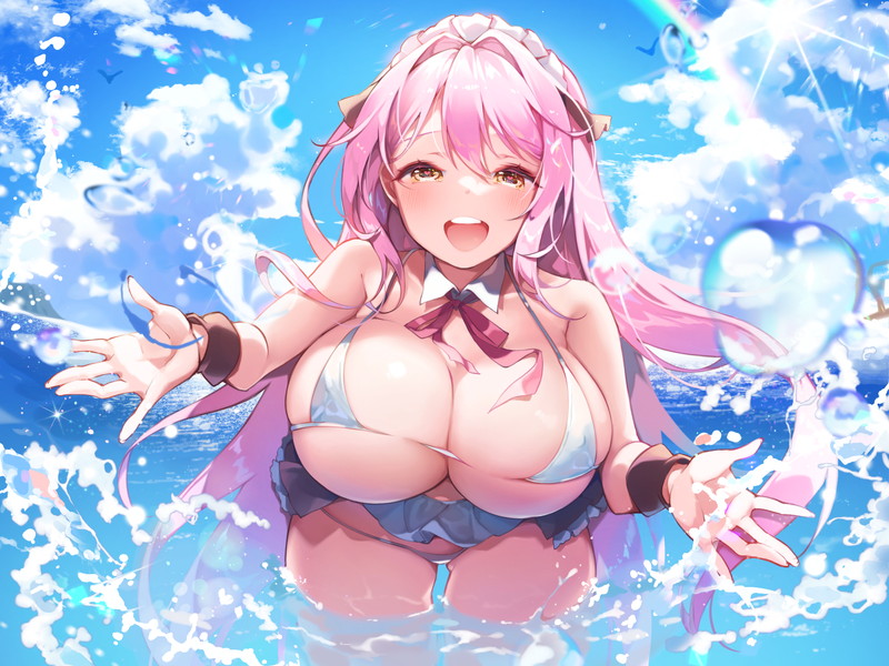 ピンク髪のキャラや女の子の二次エロ画像 Part１4