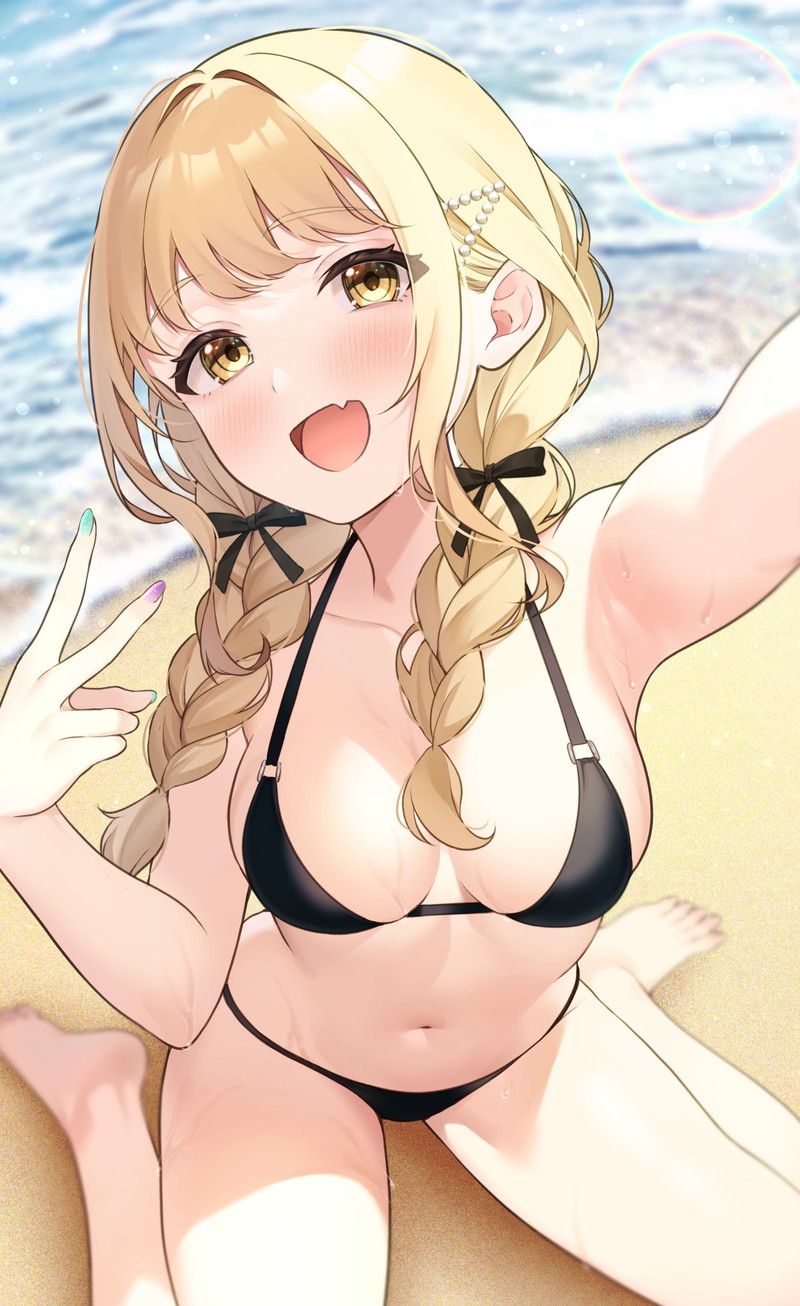 【二次】ピースサインをしている女の子たちのエロ画像 Part４１