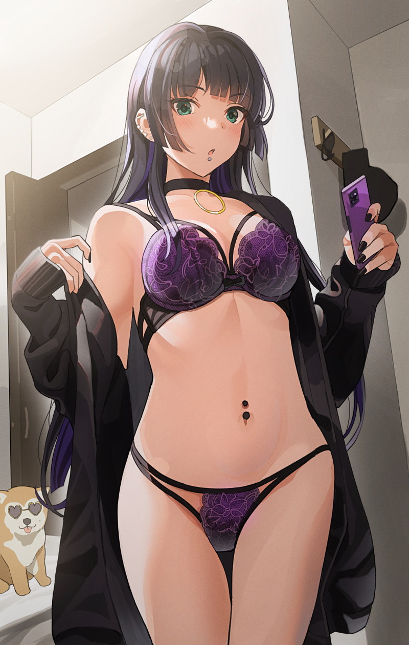 【二次】エッチで可愛いブラジャーを付けた女の子のエロ画像 Part７５