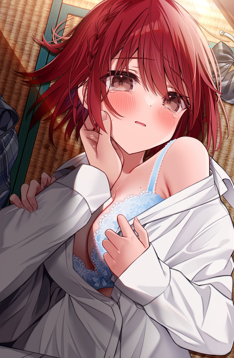 【二次】エッチで可愛いブラジャーを付けた女の子のエロ画像 Part７５