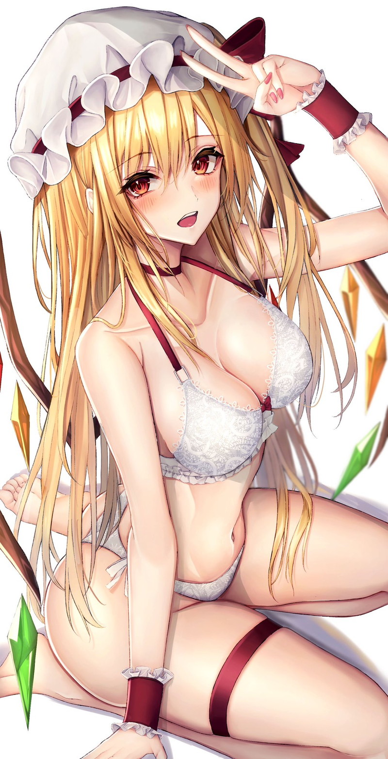 【二次】エッチで可愛いブラジャーを付けた女の子のエロ画像 Part７５