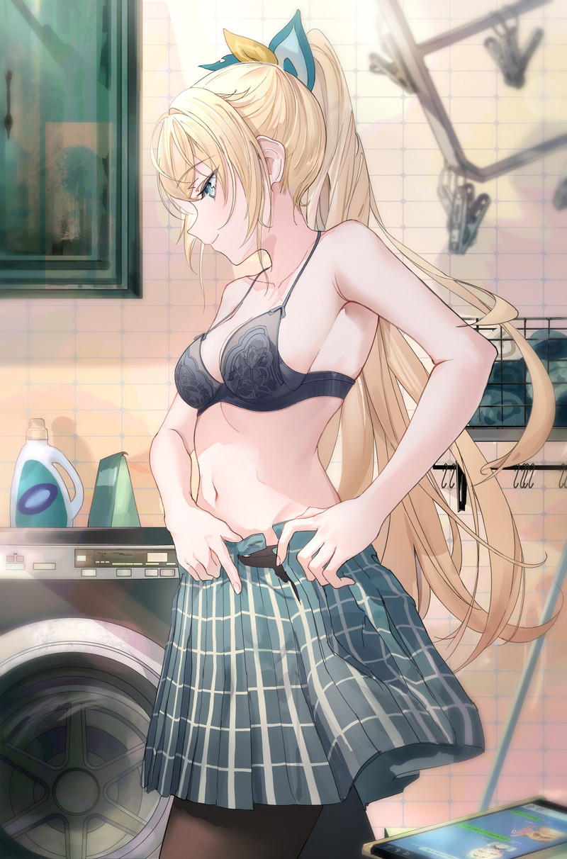 【二次】エッチで可愛いブラジャーを付けた女の子のエロ画像 Part７５