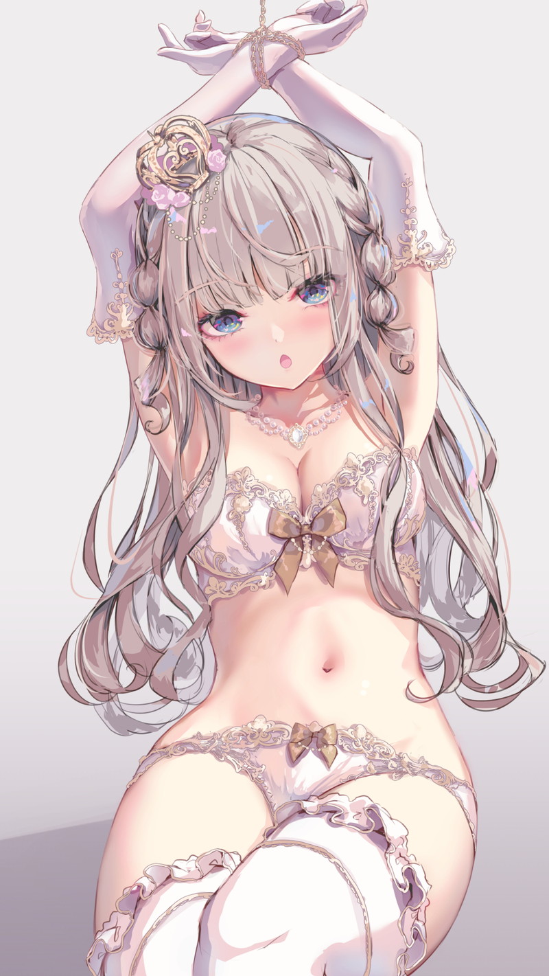 【二次】エッチで可愛いブラジャーを付けた女の子のエロ画像 Part７５