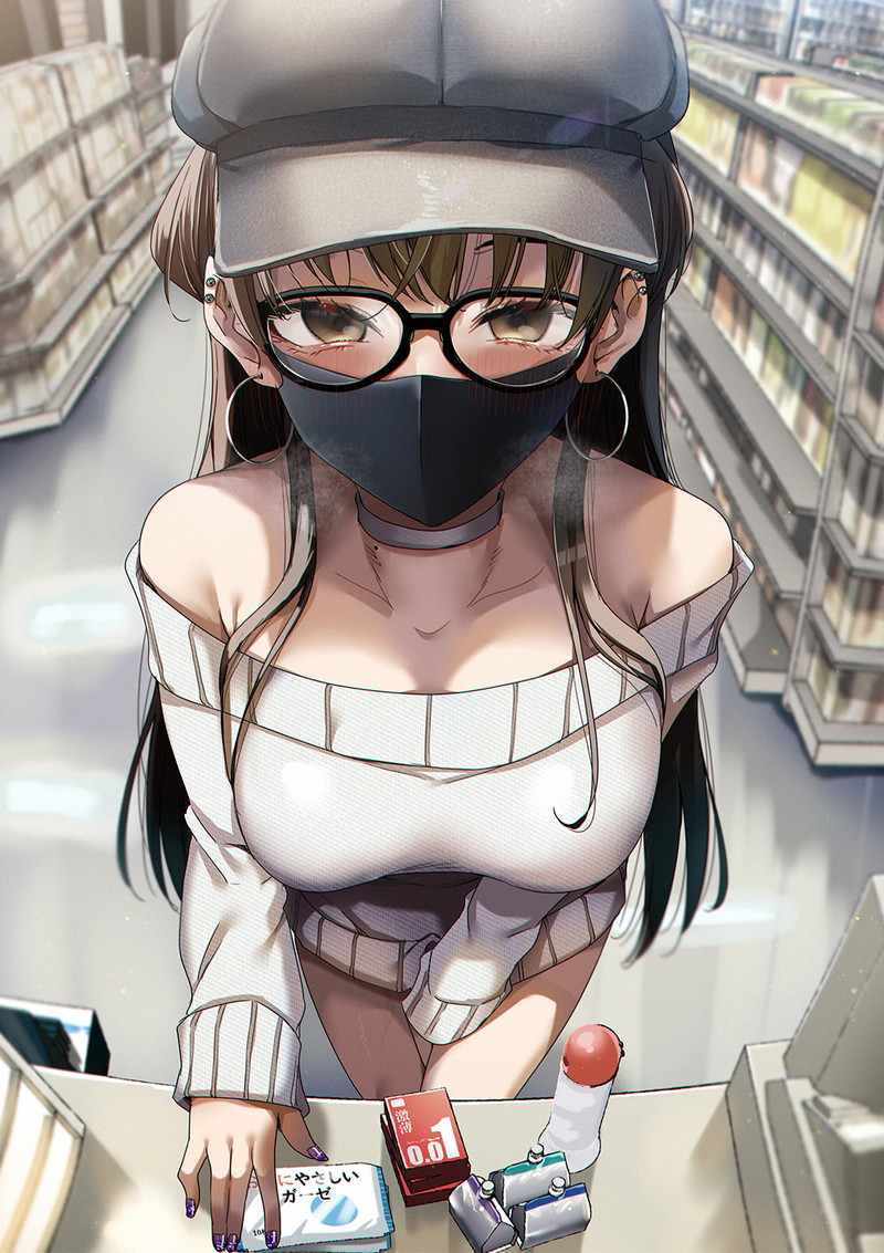 【二次】マスクを付けた女の子のフェチエロ画像 Part１５
