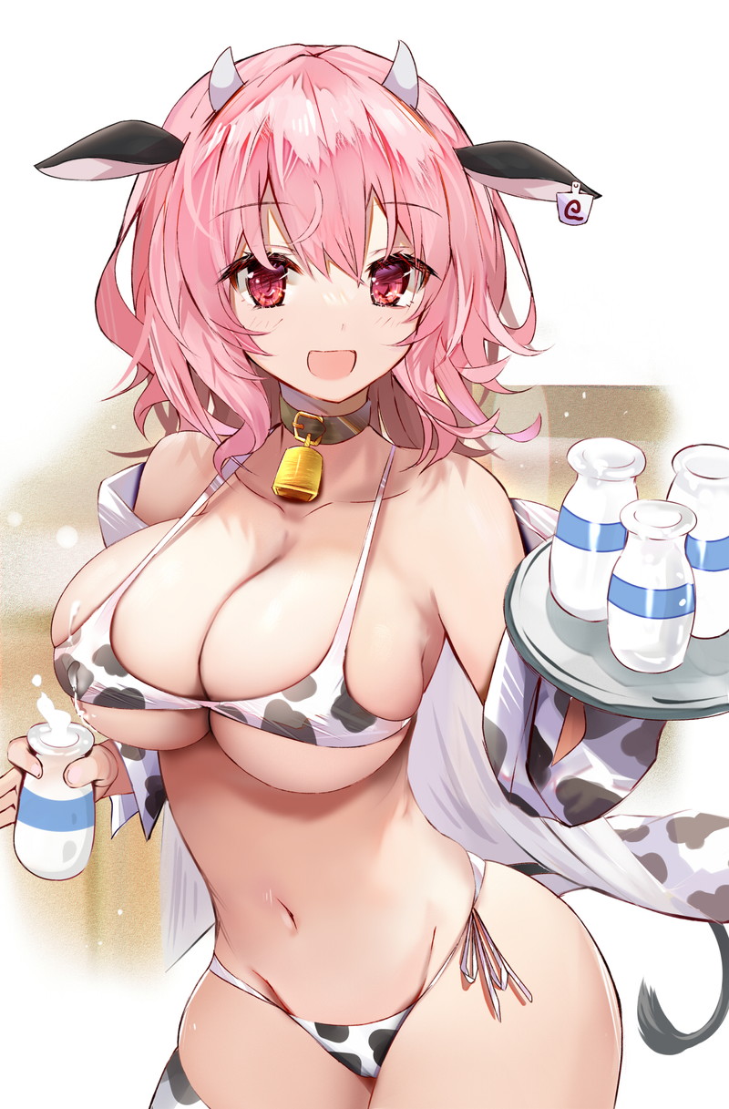 【二次】スケベな牛柄ビキニのエロ画像 Part１６