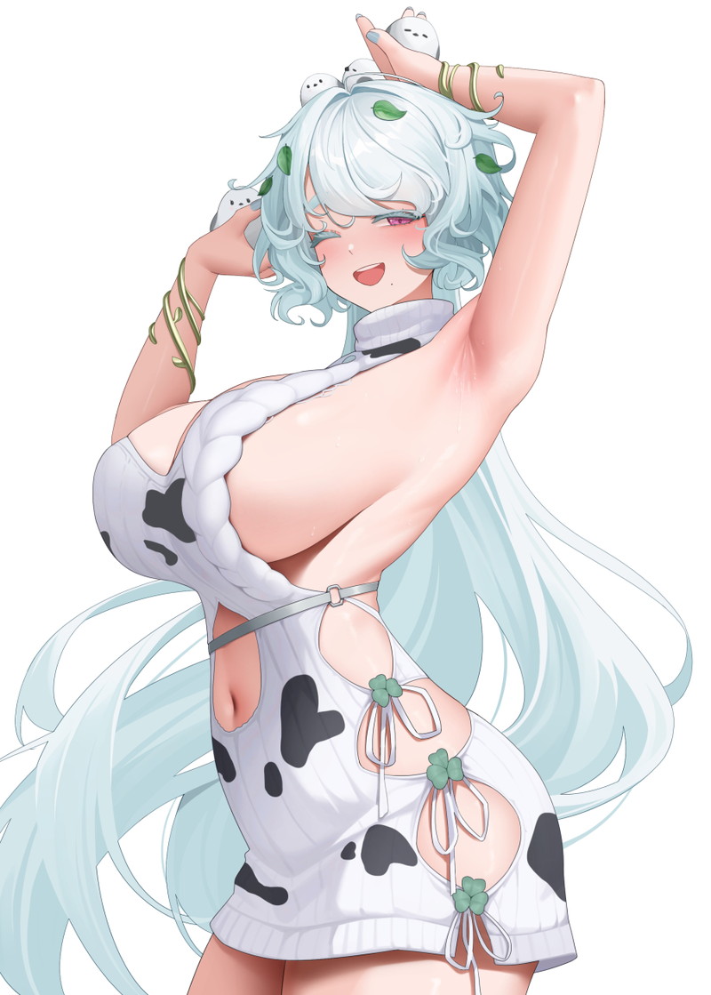 【二次】スケベな牛柄ビキニのエロ画像 Part１６