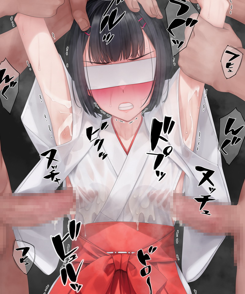 【二次】目隠しをさせられた女の子のエロ画像 Part３