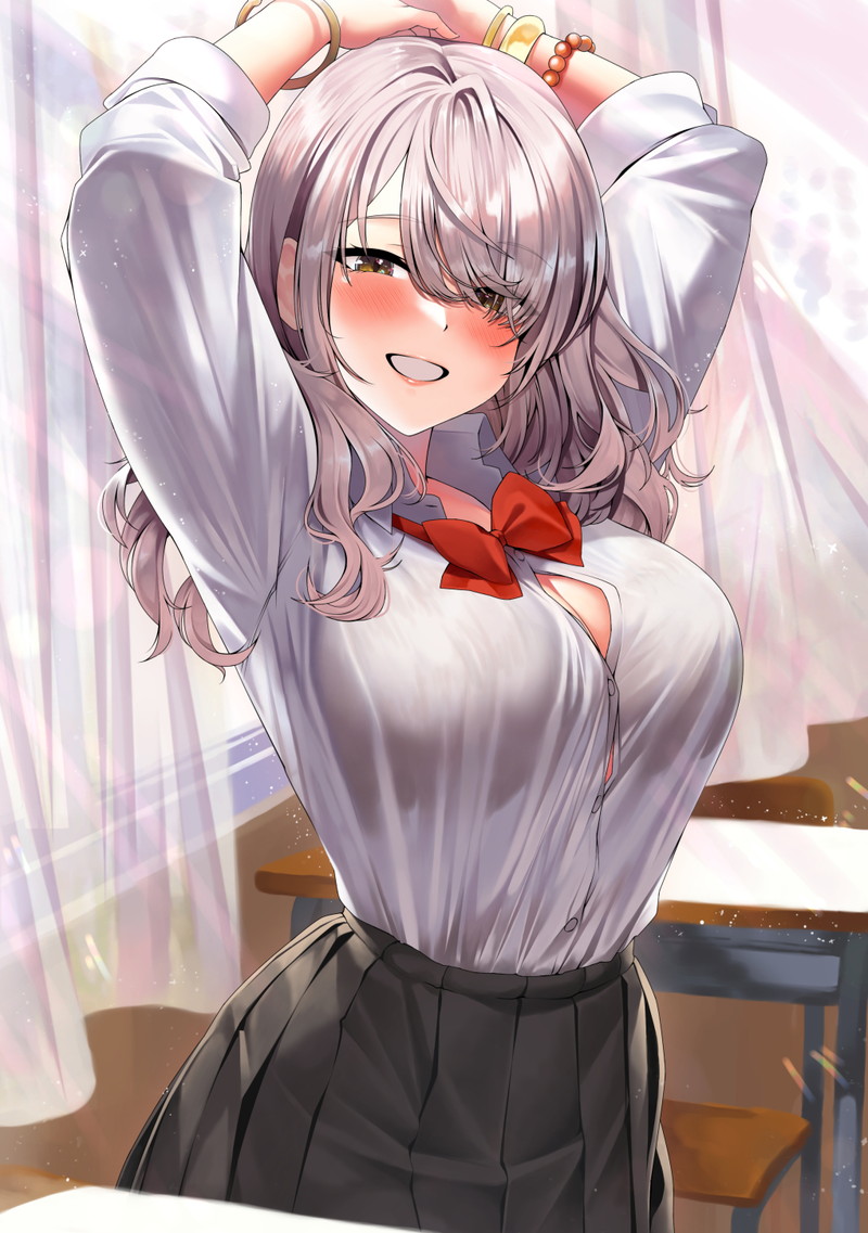 【二次】衣服に包まれた着衣おっぱいに興奮するエロ画像 Part２２