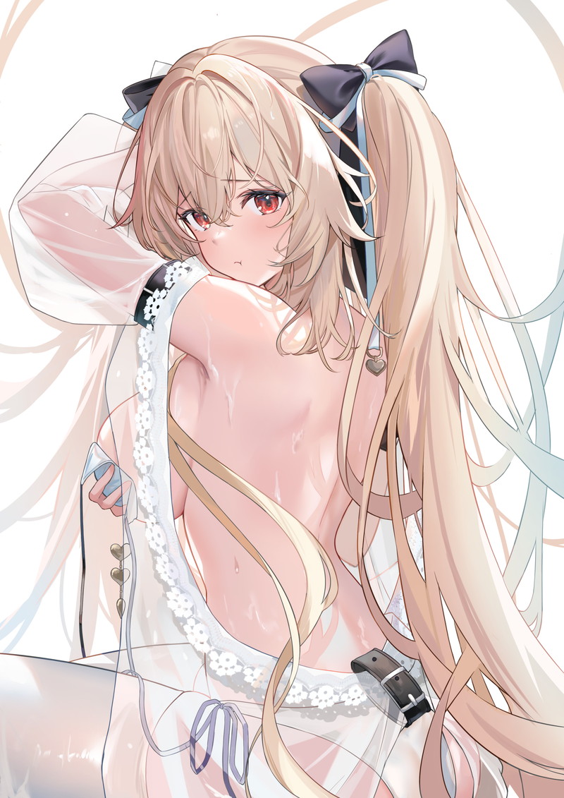 綺麗な背中が興奮する二次エロ画像まとめ Part５