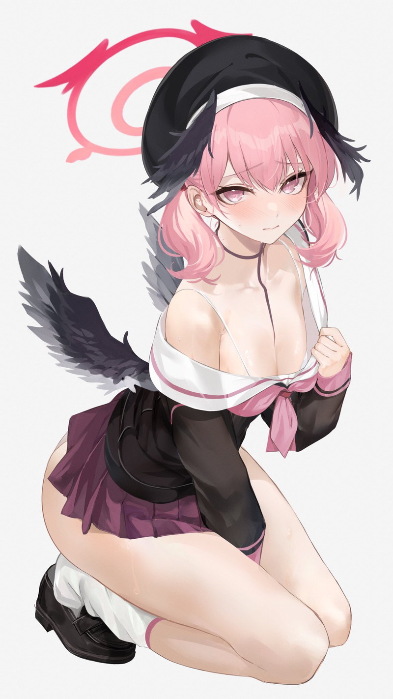 【二次】扇情的なはだけ、脱げかけエロ画像 Part３４