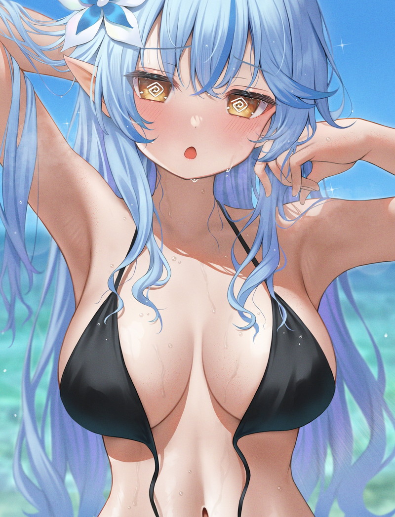 【二次】扇情的なはだけ、脱げかけエロ画像 Part３４