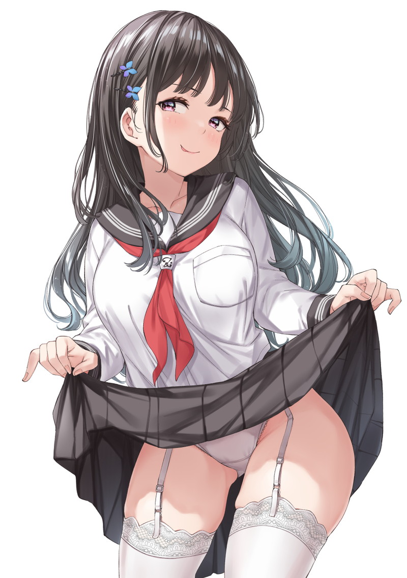 【二次】黒髪の女の子のエロ画像まとめ Part１２５