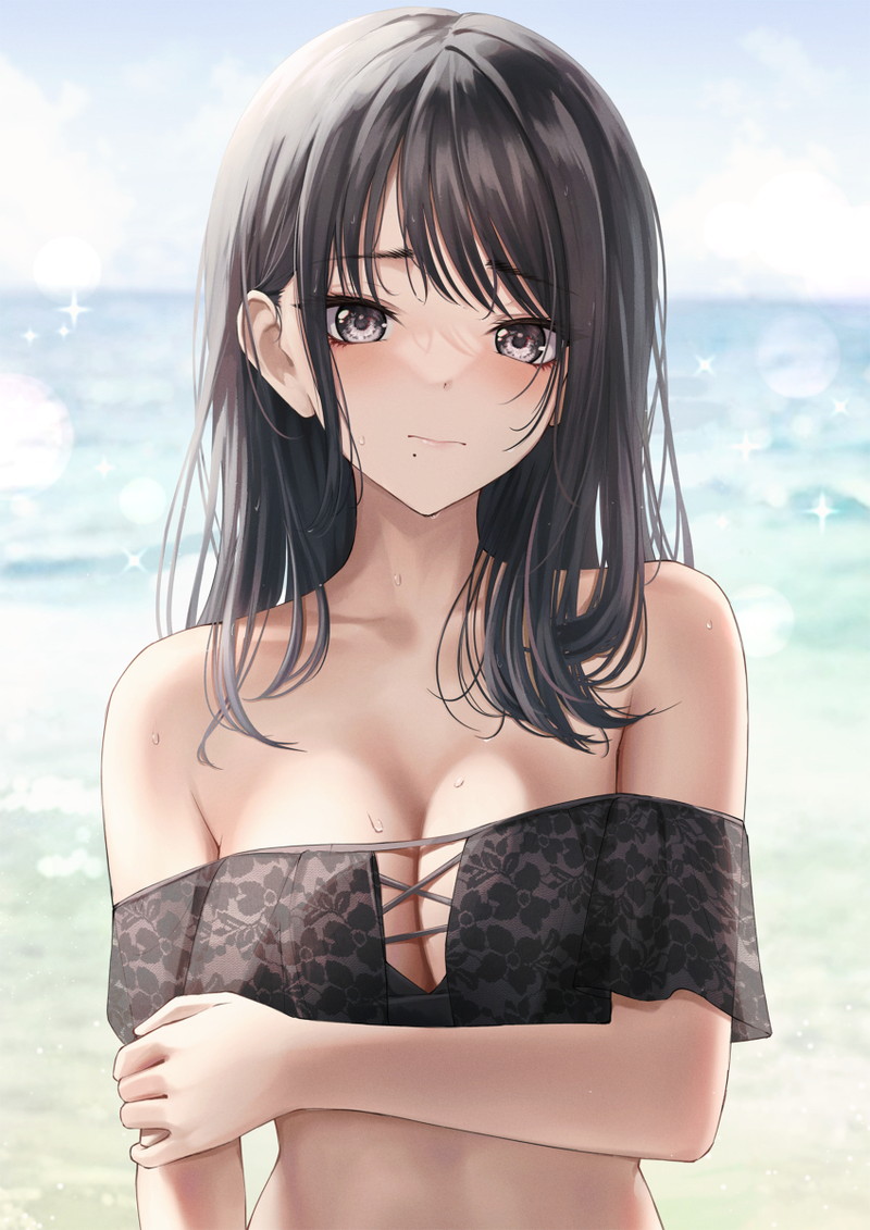 【二次】おっぱいや身体にほくろがある女の子のエロ画像 Part５