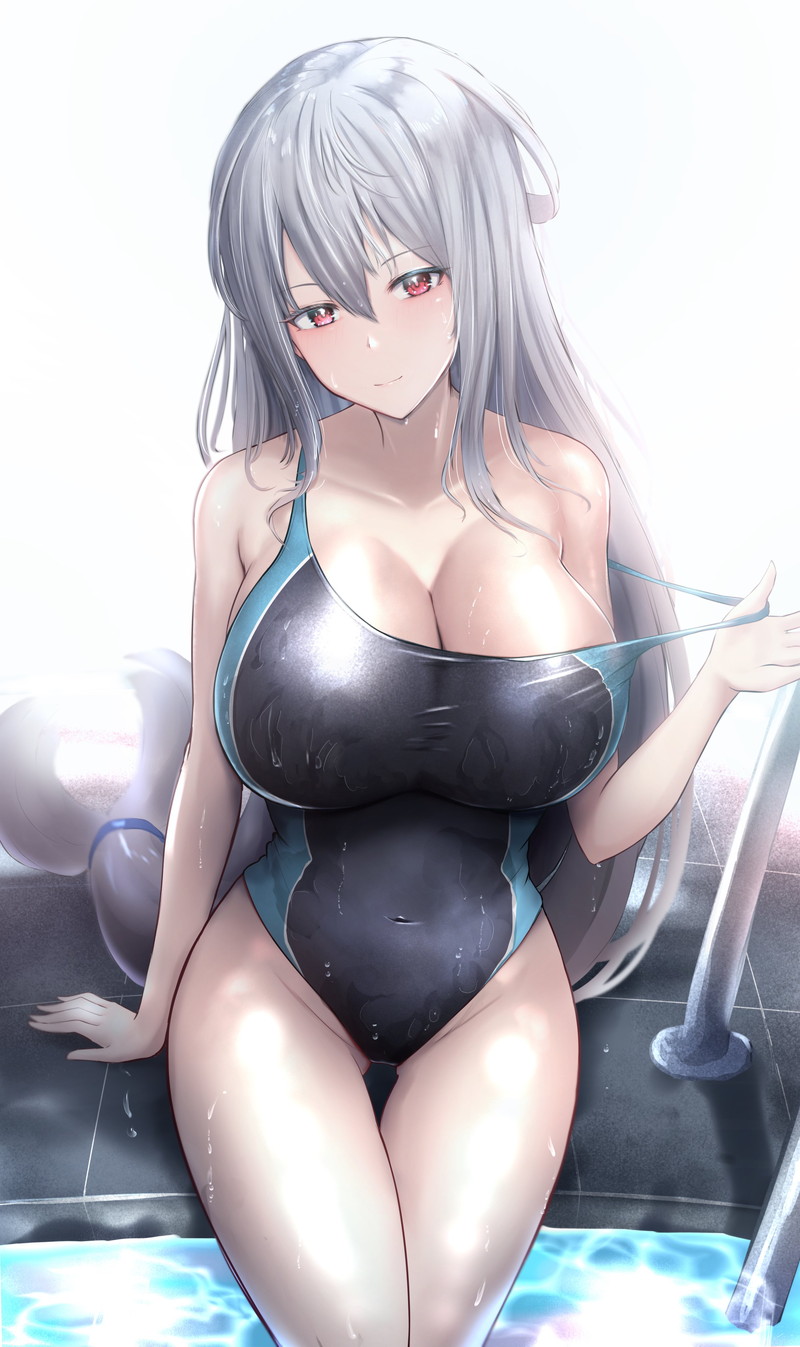 【二次】テカテカな金ビキニやエナメル素材コスチュームのエロ画像 Part１２