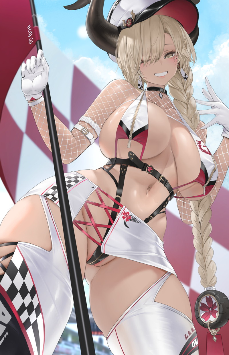 【二次】テカテカな金ビキニやエナメル素材コスチュームのエロ画像 Part１２