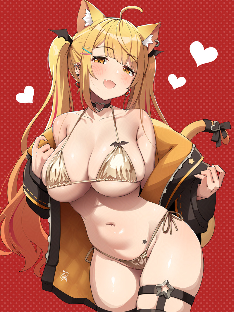 【二次】テカテカな金ビキニやエナメル素材コスチュームのエロ画像 Part１２