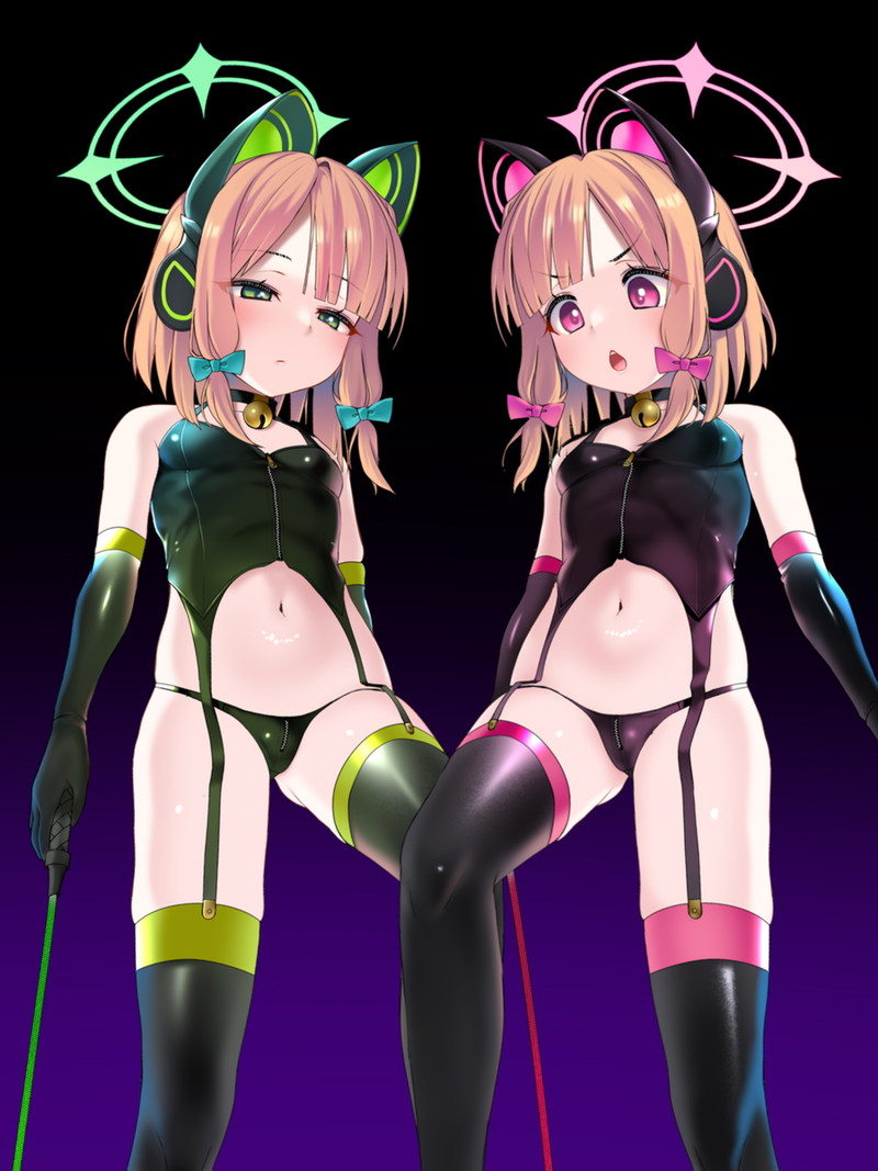 【二次】エッチなガーターベルトを付けた女子たちのエロ画像 Part６