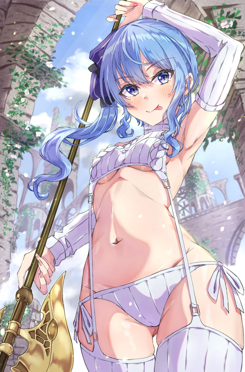 【二次】エッチなガーターベルトを付けた女子たちのエロ画像 Part６