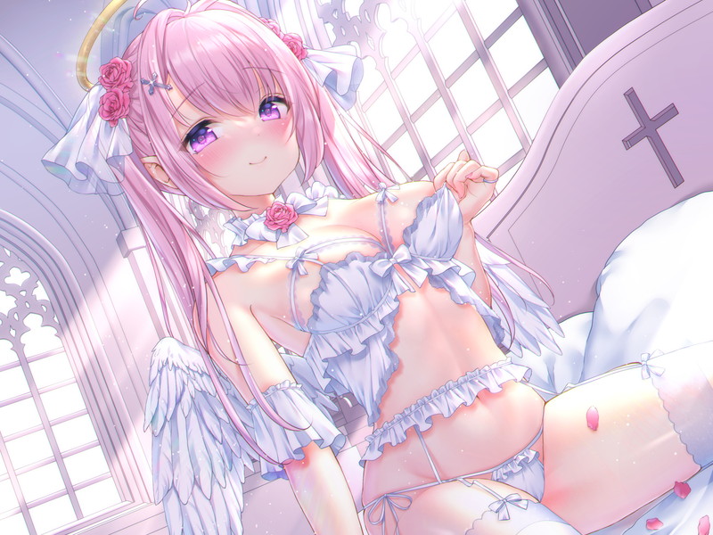 【二次】エッチなガーターベルトを付けた女子たちのエロ画像 Part６