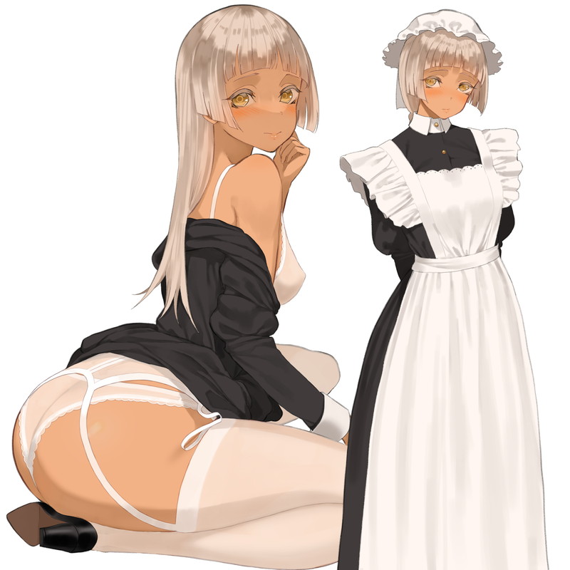 【二次】エッチなガーターベルトを付けた女子たちのエロ画像 Part６