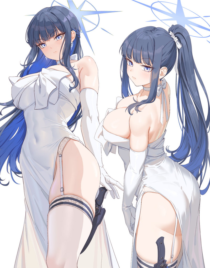 【二次】エッチなガーターベルトを付けた女子たちのエロ画像 Part６