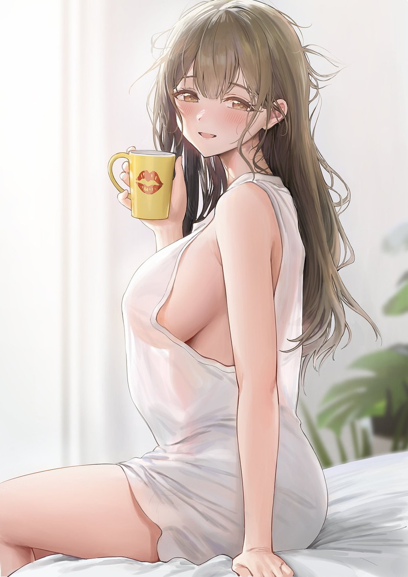 【二次】濡れ透けやスケスケな服を着た女の子のエロ画像 Part４１