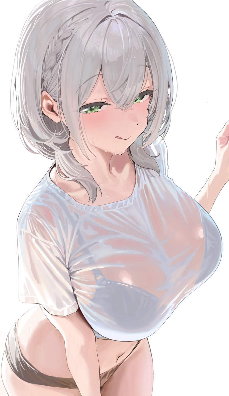 【二次】濡れ透けやスケスケな服を着た女の子のエロ画像 Part４１