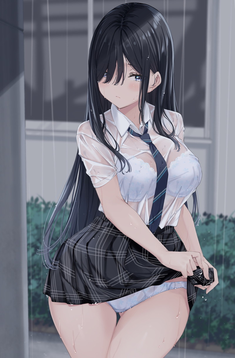 【二次】濡れ透けやスケスケな服を着た女の子のエロ画像 Part４１