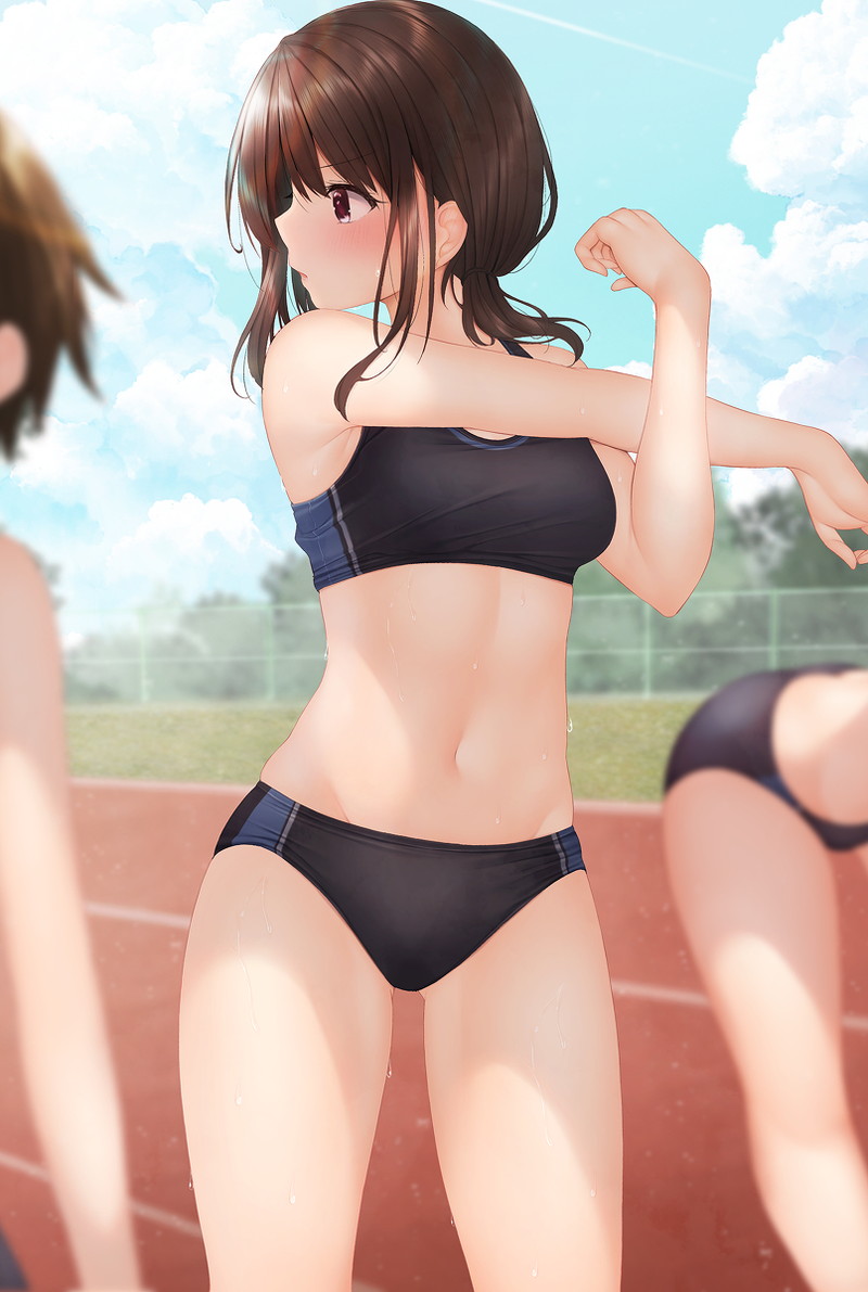 【二次】運動用のスポーツウェアを着た女の子のエロ画像 Part２３